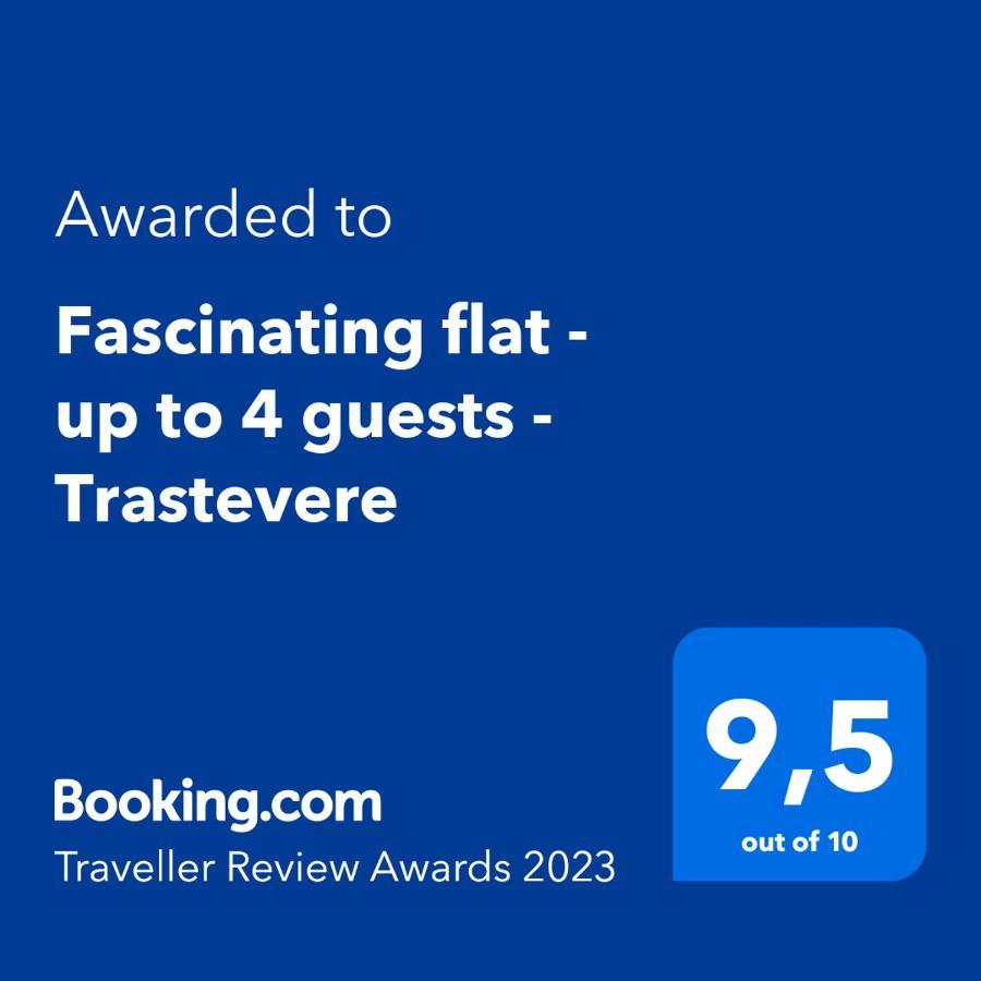 Fascinating Flat - Up To 4 Guests - Trastevere Roma Exterior foto